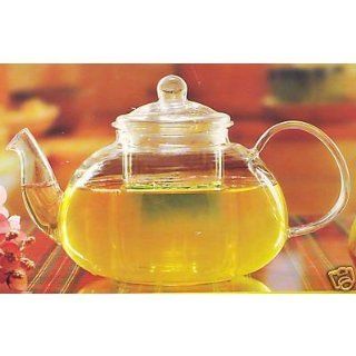 Glass Teapot w/ Glass Strainer 27 oz: Kitchen & Dining