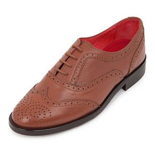 emily leather brogue by its got soul