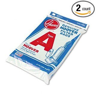 Hoover : Commercial Elite Lightweight Bag Style Vacuum Replacement Bags, 3 Pack  :  Sold as 2 Packs of   3   /   Total of 6 Each: Household Vacuum Bags Upright: Industrial & Scientific