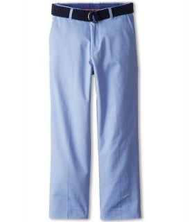 Tommy Hilfiger Kids Basket Weave Pant Boys Casual Pants (Blue)