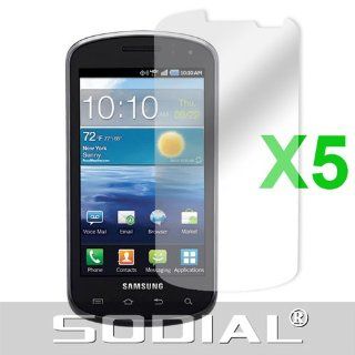 SODIAL(R) 5x Premium Clear LCD Screen Protector Cover Guard Shield Protective Film Kit For Samsung Stratosphere SCH i405 (5 Pieces): Cell Phones & Accessories