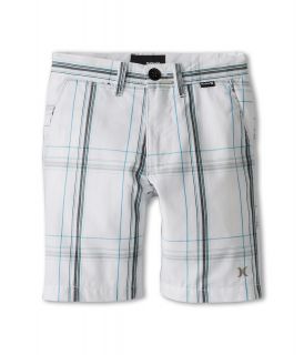 Hurley Kids Puerto Rico Plaid Short Boys Shorts (White)