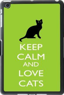 Rikki KnightTM Keep Calm and Love Cats Lime Green Color iPad Mini Smart Case for Apple iPad Mini Computers & Accessories