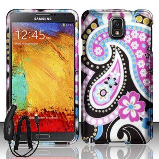 SAMSUNG GALAXY NOTE 3 EXOTIC FLOWERS COVER SNAP ON HARD CASE + FREE CAR CHARGER from [ACCESSORY ARENA]: Cell Phones & Accessories