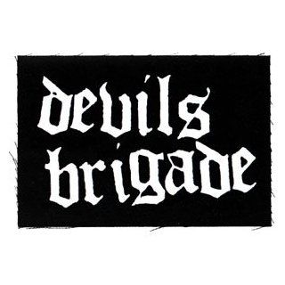 Rockabilia Devils Brigade Logo Cloth Patch: Novelty Applique Patches: Clothing