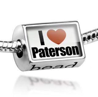 Beads "I Love Paterson" region: New Jersey, United States   Pandora Charm & Bracelet Compatible: Jewelry