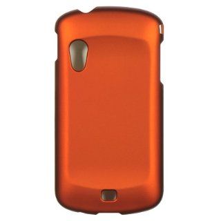 Samsung Stratosphere SCH I405 Rubberized Hard Case Cover   Orange: Cell Phones & Accessories