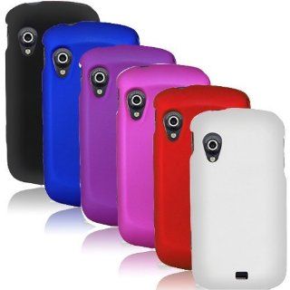 AccessoryOne Samsung Stratosphere 4G i405   SIX 6 Hard Plastic Case Cover Black, Blue, Purple, Hot Pink, Red, White Cell Phones & Accessories