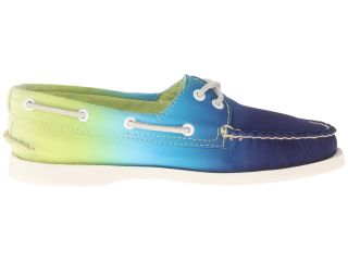 Sperry Top Sider A/O 2 Eye Green Canvas Ombre