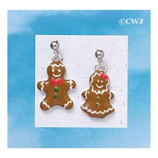 EPC   GINGERBREAD   Gingerbread Boy and Girl   Post Earrings  