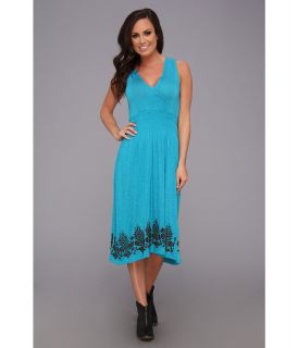 Stetson 8975 Rayon/Spandex Sleeveless Dress Womens Dress (Blue)