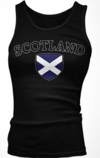 Scotland Flag International Soccer Juniors Tank Top, Scottish National Pride Juniors Boy Beater: Clothing