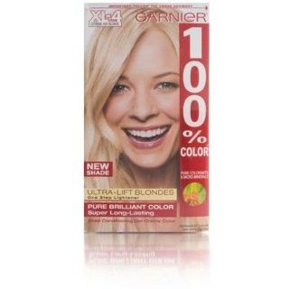 Garnier 100% Color Vitamin Enriched Gel Crme, XL 4 Extreme Ash Blonde : Chemical Hair Dyes : Beauty