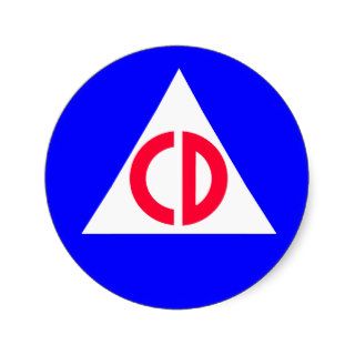 Civil Defense Stickers