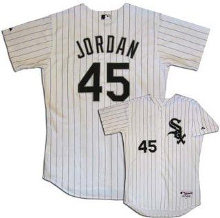 Michael Jordan Chicago White Sox #45 Throwback Authentic Diamond Collection MLB Baseball Jersey (Home White, Sizes 44   48) : Sports Fan Baseball And Softball Jerseys : Sports & Outdoors
