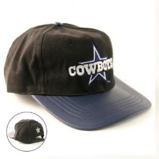 Dallas Cowboys 2 Material Cotton Baseball Cap with Vinyl Bill : Sports Fan Baseball Caps : Clothing