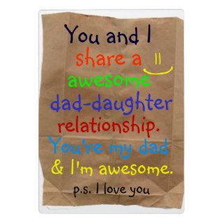 awesome dad daughter relationship plaque