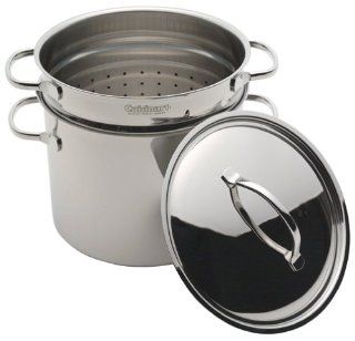 Cuisinart 99 36 Everyday Stainless 3 Piece 7 Quart Pasta Set: Cookware Sets: Kitchen & Dining