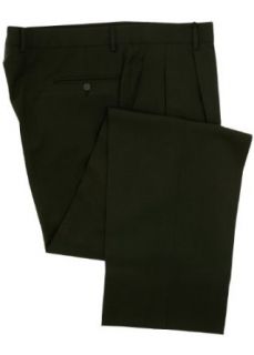Silvio Bresciani Mens Pleated Hunter Green Italian Wool Dress Pants   Size 42 at  Mens Clothing store