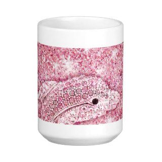 Cute dolphin, glitter pink photo print coffee mug