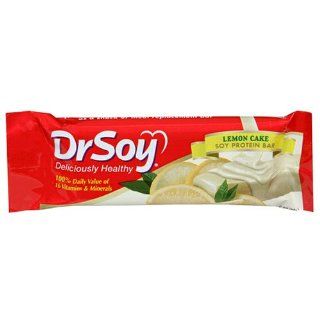Dr. Soy Soy Protein Bar, Lemon Cake, 1.76 Ounce Bars (Pack of 15) : Snack Food : Grocery & Gourmet Food