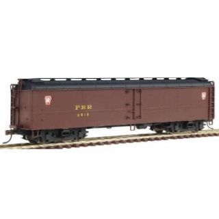 Walthers HO Scale Pennsylvania Class R50B Express Reefer   Assembled   Pennsylvania With Keystone Heralds (Tuscan Body, Black Roof, Trucks And Underbody): Toys & Games
