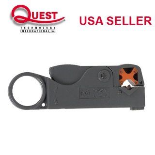 QUEST TCS 5010 3 BLADE AUTOMATIC COAX STRIPPER RG58/59/ Camera & Photo