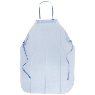 Ansell 54 431 Vinyl Regular Duty Classic Apron, Hemmed Edge, 33" x 44", Blue (Pack of 12): Science Lab Aprons: Industrial & Scientific