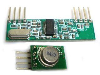 433MHz Superheterodyne RF Link transmitter and receiver kits 3400 for ARM / MCU 
