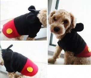 Mickey Mouse wind ids pet dog wear Mickey wind cat clothes dog trainer doggy all 5 size (M) (japan import) : Pet Supplies