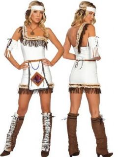 Indian Chief Native American Girl Costume   SMALL/MEDIUM: Childrens Costumes: Clothing