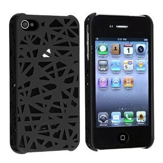 SODIAL  Apple iPhone 4/4S Clip on Case, Black Bird Nest Rear Cell Phones & Accessories