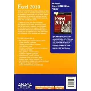 Excel 2010 / Microsoft Excel 2010 Bible (La Biblia / the Bible) (Spanish Edition): John Walkenbach: 9788441528420: Books
