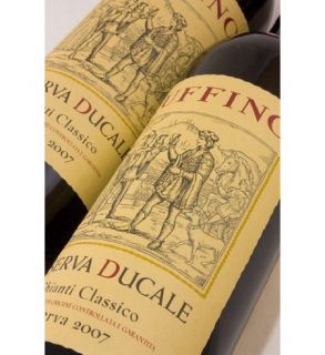Ruffino Chianti Classico Riserva Ducale Tan Label 2008: Wine