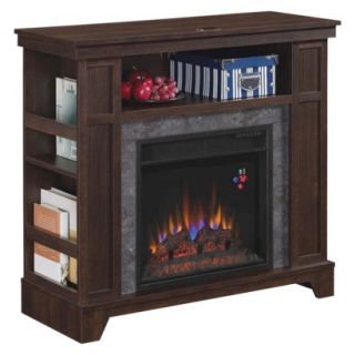 Midnight Media Electric Fireplace with Storage  