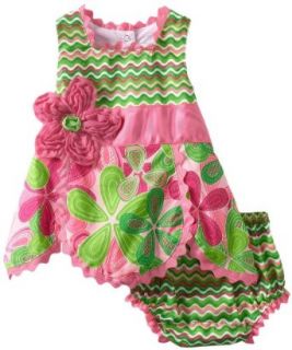 Mud Pie Little Sprout Petal Top & Bloomer Set Size 6 12 Months: Clothing