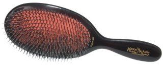 Mason Pearson Popular Mixture Bristle/nylon Mix Hair Brush ruby Handle : Mason Pearson Hairbrush Popular Mixture Nylon Boar Bristle Brush For Long Coarse To Normal Hair : Beauty