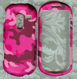Pink Camo Mossy Oak Rubberized Samsung R455c Sch r455c Protector Phone Cover: Cell Phones & Accessories