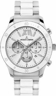 Jacques Lemans Men's 1 1681B Rome Sport Analog Chronograph with High Tech Ceramic Watch: Watches