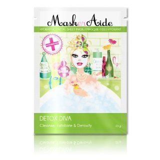 MaskerAide Detox Diva Facial Sheet Mask : Masker Aide : Beauty