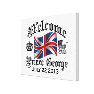 Welcome Prince George July 22 Gallery Wrapped Canvas