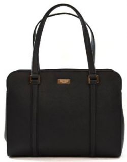 Kate Spade Saffiano Leather Miles Newbury Lane Handbag Shoulder Bag Purse (Black): Shoes