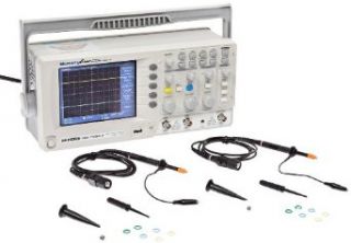 GW Instek GDS 1102A U 5.7" LCD Color Display Digital Storage Oscilloscope with USB Port, 100MHz Bandwidth, 2 Channel, 3.5ns Rise Time Science Lab Oscilloscopes