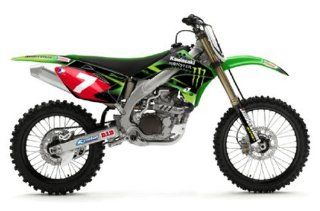 ONE IND GRAPHICS KIT FACTORY MONSTER   KAWASAKI KX450F   2006 2008 _GR KW461 FAC: Automotive