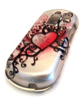Samsung R455c Straight Heart Tribal GLOSS Design HARD Case Skin Cover Protector: Cell Phones & Accessories