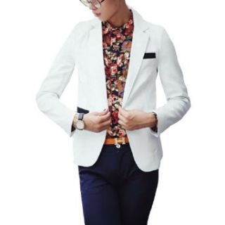 Notched Lapel One Button Shoulder Padded Simple Blazer For Men at  Mens Clothing store: Cotton Lightweight Jackets