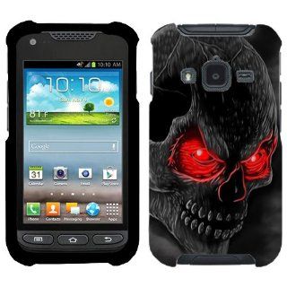 Samsung Galaxy Rugby Pro Red Eye Skull Hard Case Phone Cover: Cell Phones & Accessories