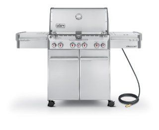 Weber Summit 7270001 S 470 Stainless Steel 580 Square Inch 48, 800 BTU Natural Gas Grill : Freestanding Grills : Patio, Lawn & Garden