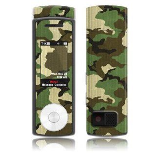 Woodland Camo Design Protective Skin Decal Sticker for Samsung Juke SCH U470 Cell Phone: Electronics