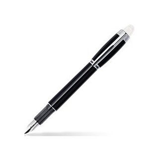 Montblanc StarWalker Resin Black Fountain Pen Medium nib, 08482M : Office Products